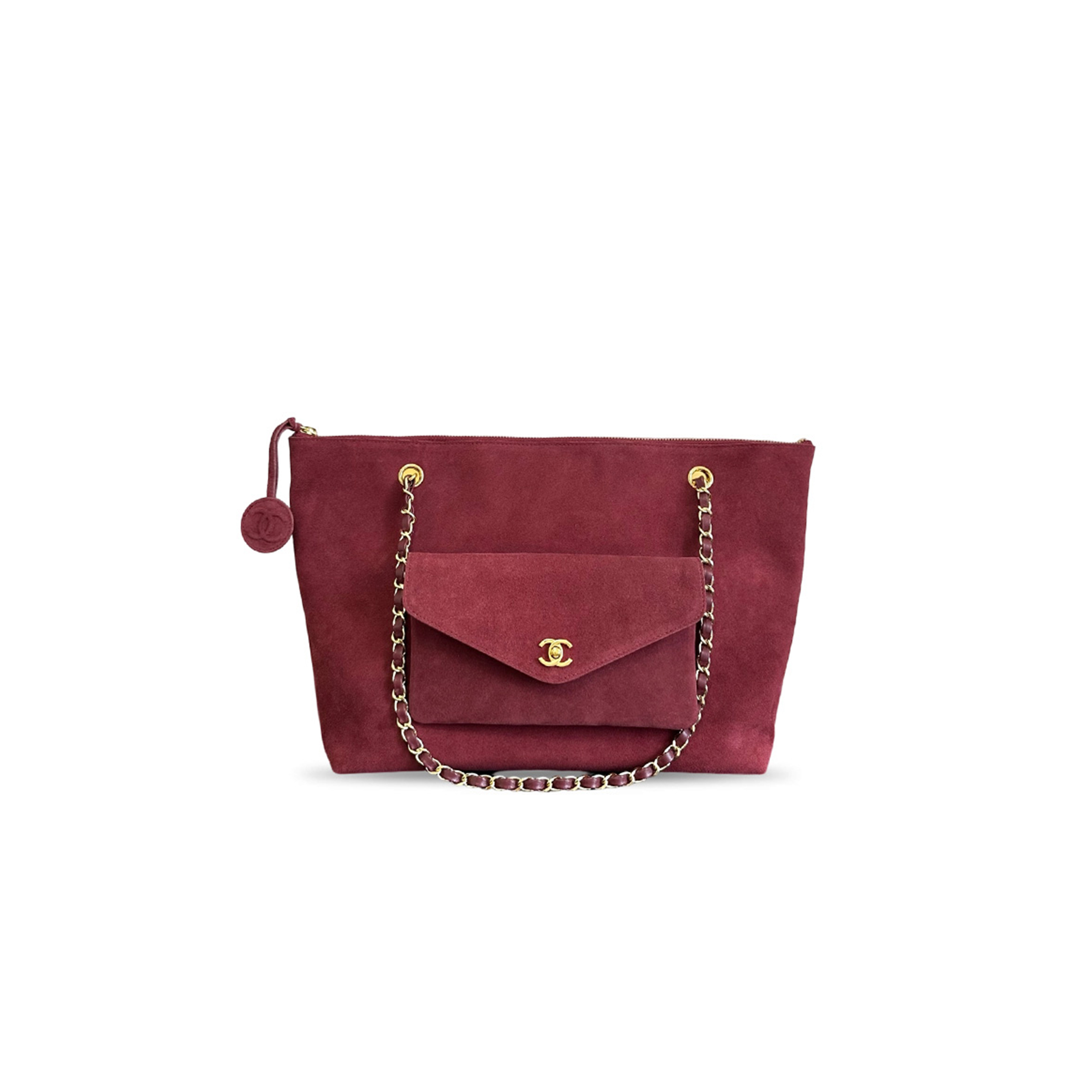 CHANEL SUEDE TOTE BAG AS6483 (35*22*11cm)